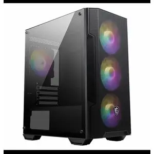 Msi Boîtier PC Gamer MAG FORGE M100A RGB – Moyen Tour, ATX, Verre Trempé