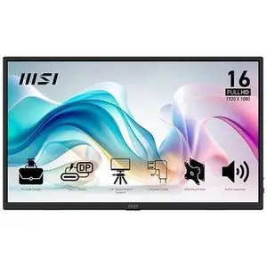 Msi Écran PRO MP165 E6 15,6" 60Hz 4ms IPS FHD
