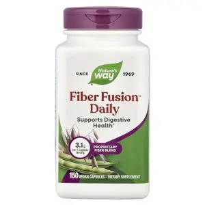 Nature'S Way Fiber Fusion Daily, 3.1 g,150 Veg  Caps ( Favorise une digestion saine)