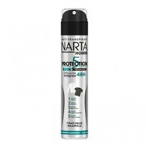 Narta - Deodorant Homme Atomiseur Anti-Transpirant Protection 5 Efficacite 48h - 200 ml