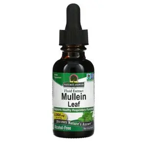 Nature'S Answer Mullein Leaf (Feuille de molène), Fluid Extract, Alcohol-Free, 2000 mg, 30 ml