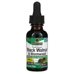 Nature'S Answer Black Walnut &amp; Wormwood, Fluid Extract, Alcohol-Free, 2,000 mg, 1 fl oz (30 ml)