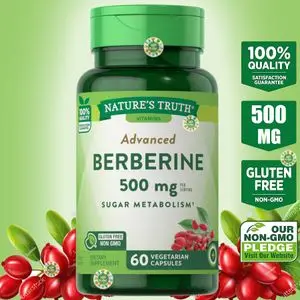 Nature's Truth Advanced Berberine, 500 mg, 60 Vegetarian Capsules