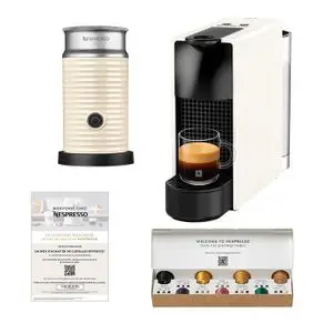 Nespresso Essenza Mini White + Aeroccino 3.