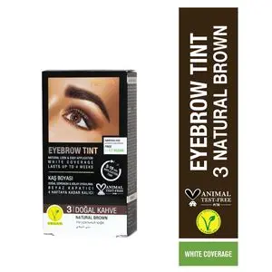 Neva Teinture pour sourcils / sans ammoniaque 100 % vegan 3 - Brun naturel