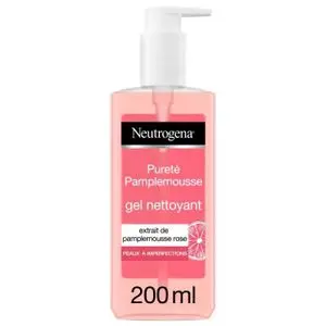Neutrogena Pureté Pamplemousse, Gel Nettoyant, 200ml