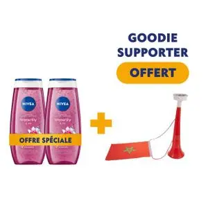 NIVEA lot de 2 shower Waterlily = Vuvuzela OFFERTE