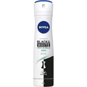 NIVEA Déodorant Femme - Invisible Black&amp;White Fresh - Spray 200ml.