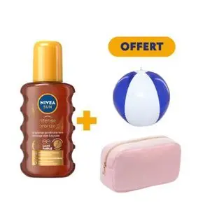 NIVEA SUN Huile Spray Bronzage SPF6 200ml + Ballon Offert
