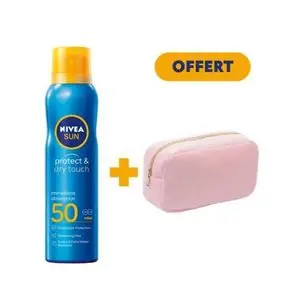 NIVEA SUN Spray Protect &amp; Refresh SPF50+ 200ml + Trousse offerte