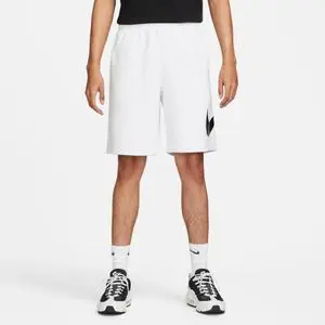 Nike - Sportswear Club Graphic Shorts Blanc