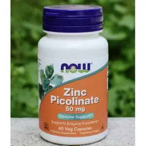 Now Foods Zinc Picolinate 60 Capsules Végétalienne Non - GMO