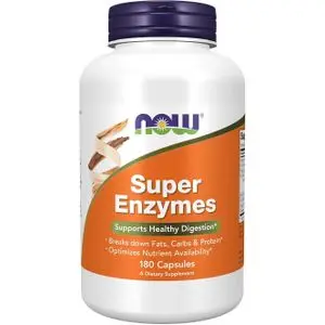 Now Foods Super Enzymes pour Soutien digestif - 180 VegCaps