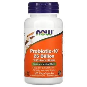 Now Foods Probiotic-10, 25 milliards, 100 capsules végétales