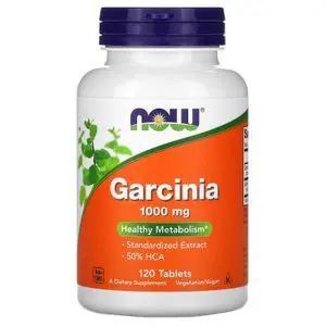 Now Foods Garcinia,1000 mg 120 cps (( Réduit la production et le stockage des graisse))