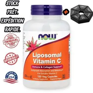 Now Foods Liposomal Vitamin C (Vitamine C liposomale), 120 Veg Capsules