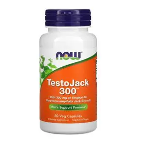 Now Foods TestoJack 300, 300 mg, 60 gélules végétales