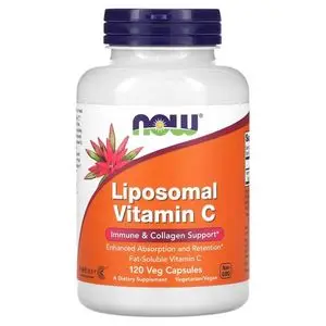 Now Foods Vitamine C liposomale, 1000 mg, 120 capsules végétariennes