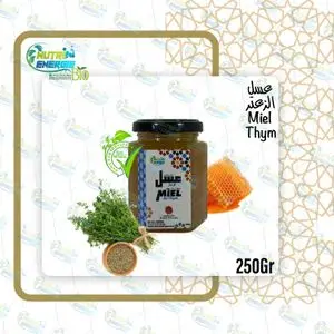Nutri Energie 250Gr Miel Thym 100% Nature et Bio (Origine Marocaine)