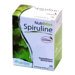 Nutrimax Spiruline Bio - 120 Comprimés