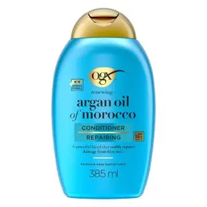 Ogx Après-Shampooing à l’Huile d’Argan du Maroc, Répare &amp; Renforce, 385 ml