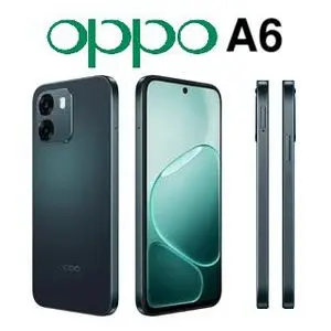 Oppo  Smartphone A6 in Sapphire Blue with 6GB RAM and 128GB storage (Model CPH2817)  7000mAh ultra-large battery