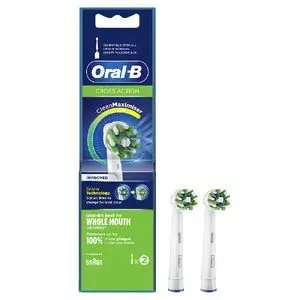 Oral B Brossettes Recharge Cross Action 2 têtes