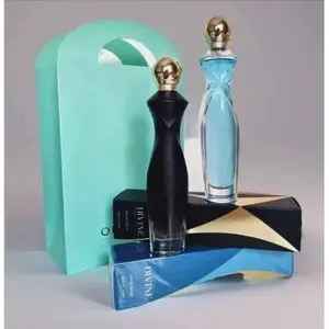 Oriflame Pack Eau de Parfum Divine 50 ml + Eau De Parfum Divine Dark Velvet Pour Femme 50 ml + Sac cadeau