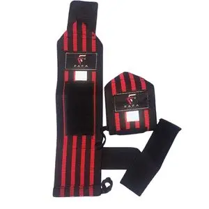 Pakka Bandes soutien poignets strap pour tirage, pour barre fixe et deadlift