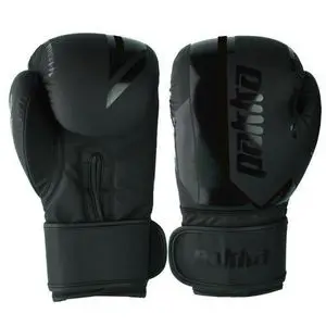 Pakka Gants de boxe en cuir mat Mitaines incurvées Crochet et cible