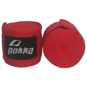 Pakka Bandes Bandage MMA Pour Gant Boxe Boxing Boxeur Sac de Frappe Poignees - Rouge