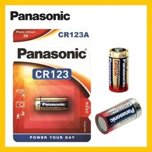 Panasonic batterie CR123A -3V Photo Power Lithium caméra pour tous equipements