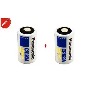 Panasonic nouveau 2 batterie Original CR123A - 3V batterie au Lithium caméra Batteries Non rechargeables Tous Equipements