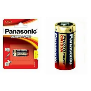 Panasonic batterie Original CR123A -3V Photo Power Lithium caméra pour tous equipements