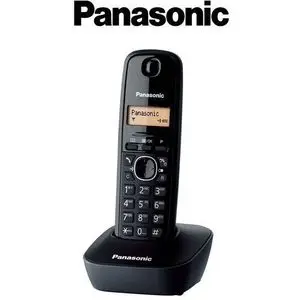 Panasonic Meilleur Téléphone Fixe Sans fil -Affichage LCD à deux lignes - Noir