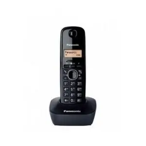 Panasonic Téléphone Sans Fil - Kx-tg1611-Dect -écran rétroéclairé - Noir