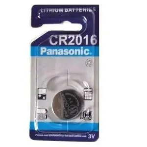 Panasonic Pile Bouton CR2016 au Lithium 3 volts, CR 2016 Batterie 3V