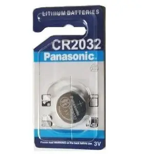 Panasonic Pile Bouton CR2032 au Lithium 3 volts, CR 2032 Batterie 3V