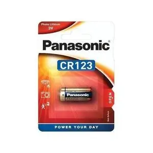 Panasonic 2 x Piles 3V CR123A Lithium pour Appareil Photo