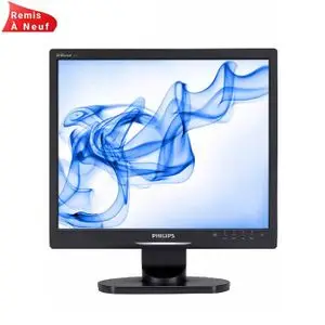 Philips Écran LED 17'' 17S1SB - 1280 x 1024 à 60 Hz - 5ms - DVI-D, VGA - Remis à Neuf
