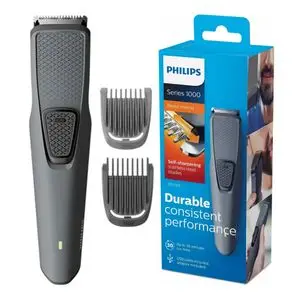 Philips Tondeuse à barbe electrique sans fil pour hommes, série1000 BT1209 rechargeable