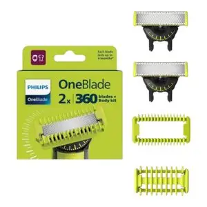 Philips OneBlade 360, 2 Replacement Blades, 1 Body Kit - QP624/50