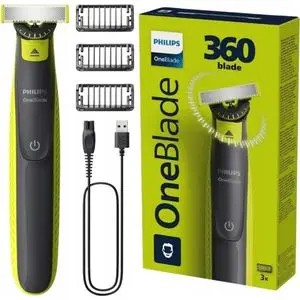 Philips PHILIPS - Rasoir Électrique Hybride Corps et Visage OneBlade 360 le paquet avec un kit compris (Origine France)