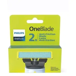 Philips 2 lames de rechange  oneblade Anti-Friction (ORIGINE FRANCE)
