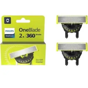 Philips 2 Lame 360 de rechange, pour rasoir/tondeuse électrique OneBlade