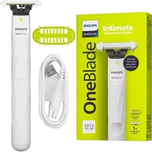 Philips  Rasoir tondeuse electrique OneBlade Protection optimale les parties sensible - OneBlade Intimate