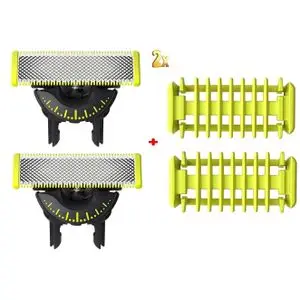 Philips 2 Lames +2 Peigne pour Rasoir electrique Oneblade 360° Face &amp; Body Kit Corps