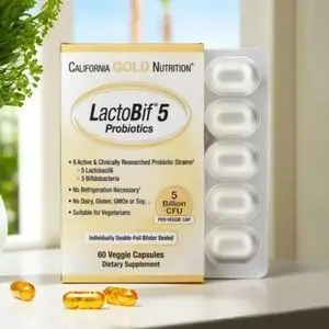 Probiotics LactoBif 5 Probioticss ( Probiotiques LactoBif 5), 5 Billion CFU, 60 Veggie Capsules