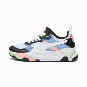 Puma chaussure TRINITY JR BLACK-WHITE-BLISSFU blanc 390838-08