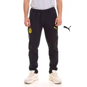 Puma Pantalon Borussia Dortmund en coton noir